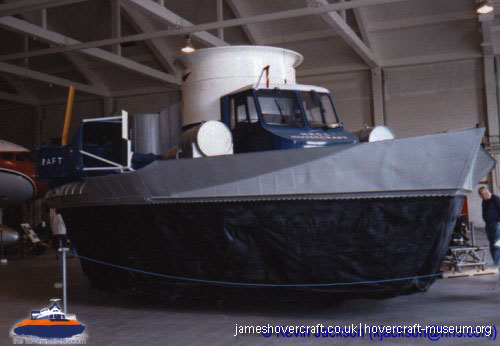 SRN1 at Wroughton -  (credit: The <a href='http://www.hovercraft-museum.org/' target='_blank'>Hovercraft Museum Trust</a> - Kevin Jackson).